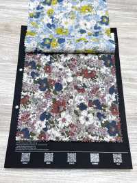 5026-1335-1 Vải Cotton Lawn 80 Miracle Wave Hoa Cỡ Vừa Hokkoh Ảnh phụ