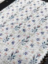 5026-1375-1 Vải Cotton Lawn 80 Miracle Wave Hoa Nhí Kẻ Sọc Hokkoh Ảnh phụ