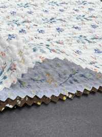 5026-1375-1 Vải Cotton Lawn 80 Miracle Wave Hoa Nhí Kẻ Sọc Hokkoh Ảnh phụ