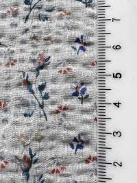 5026-1375-1 Vải Cotton Lawn 80 Miracle Wave Hoa Nhí Kẻ Sọc Hokkoh Ảnh phụ