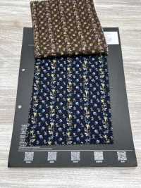 5026-1375-1 Vải Cotton Lawn 80 Miracle Wave Hoa Nhí Kẻ Sọc Hokkoh Ảnh phụ