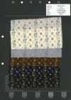 5026-1375-1 Vải Cotton Lawn 80 Miracle Wave Hoa Nhí Kẻ Sọc