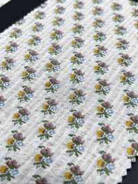 5026-1375-2 80 Vải Cotton Lawn Sóng Kỳ Diệu Hoa Pixel Hokkoh Ảnh phụ