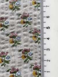 5026-1375-2 80 Vải Cotton Lawn Sóng Kỳ Diệu Hoa Pixel Hokkoh Ảnh phụ