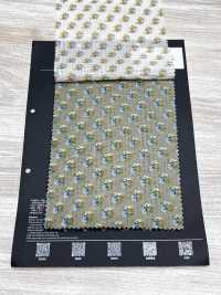 5026-1375-2 80 Vải Cotton Lawn Sóng Kỳ Diệu Hoa Pixel Hokkoh Ảnh phụ