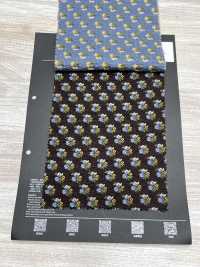 5026-1375-2 80 Vải Cotton Lawn Sóng Kỳ Diệu Hoa Pixel Hokkoh Ảnh phụ