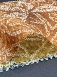 5026-1375-5 Vải Cotton Lawn 80 Miracle Wave Họa Tiết Hoa Nhuộm Rút Hài Hòa Hokkoh Ảnh phụ