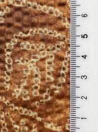 5026-1375-5 Vải Cotton Lawn 80 Miracle Wave Họa Tiết Hoa Nhuộm Rút Hài Hòa Hokkoh Ảnh phụ