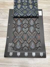 5026-1375-6 Vải Cotton Lawn 80 Miracle Wave Họa Tiết Paisley Hokkoh Ảnh phụ
