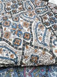 5026-1375-6 Vải Cotton Lawn 80 Miracle Wave Họa Tiết Paisley Hokkoh Ảnh phụ
