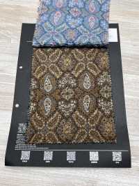 5026-1375-6 Vải Cotton Lawn 80 Miracle Wave Họa Tiết Paisley Hokkoh Ảnh phụ