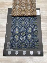 5026-1375-6 Vải Cotton Lawn 80 Miracle Wave Họa Tiết Paisley Hokkoh Ảnh phụ
