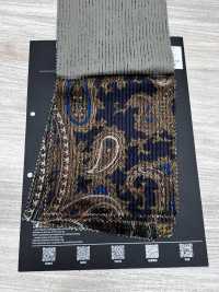 5025-1373-1 Bông Rayon Dobby Corduroy Họa Tiết Paisley[Vải] Hokkoh Ảnh phụ