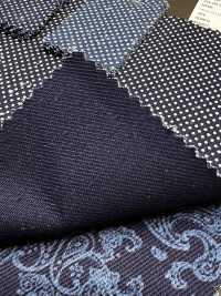 5-WABASH-DRL Indigo In Tẩy Chấm Bi/bandana/caro Chấm/hình Thoi Rải[Vải] Hokkoh Ảnh phụ