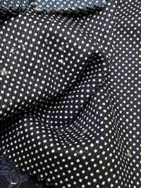 5-WABASH-DRL Indigo In Tẩy Chấm Bi/bandana/caro Chấm/hình Thoi Rải[Vải] Hokkoh Ảnh phụ