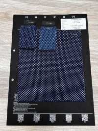 5-WABASH-DRL Indigo In Tẩy Chấm Bi/bandana/caro Chấm/hình Thoi Rải[Vải] Hokkoh Ảnh phụ