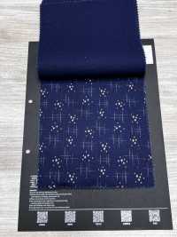 5-WABASH-DRL Indigo In Tẩy Chấm Bi/bandana/caro Chấm/hình Thoi Rải[Vải] Hokkoh Ảnh phụ