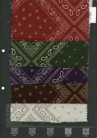 5026-310-1 Khăn Bandana Cross Off Clip Họa Tiết Bandana Nhiều Màu[Vải] Hokkoh Ảnh phụ