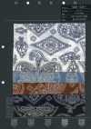 5026-1330-1 Vải Bandana Nền Off, In Xả Màu, Họa Tiết Paisley Lá Bài
