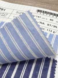 SB94291 Bông Ramie Dobby Kẻ Sọc[Vải] SHIBAYA Ảnh phụ
