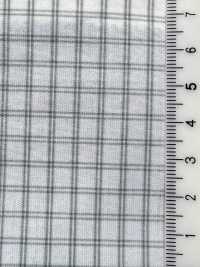 SB6051 Vải Broadcloth Kẻ Caro Nhỏ Hữu Cơ Xử Lý Wash SHIBAYA Ảnh phụ