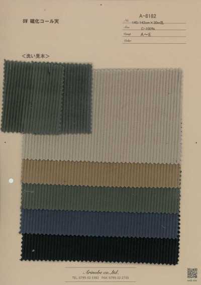 A-8182 Corduroy 8W nhuộm lưu huỳnh