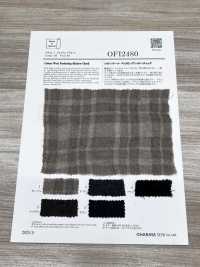 OFI2480 Cotton Len Nhún, Kẻ Caro Bóng Mờ[Vải / Vải] Oharayaseni Hình ảnh bổ sung