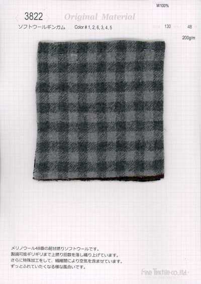 3822 Gingham Len Mềm