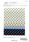 28135 Vải broadcloth sợi đơn 40 in họa tiết hình học