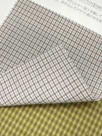 35549 Vải cotton typewritter kẻ caro mini xử lý wash thủ công[Vải / Vải] SUNWELL Hình ảnh bổ sung