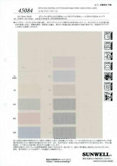 45084 Silphy vải cotton lawn