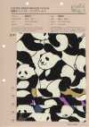 850617 Vải bố canvas cotton sợi gai Panda World