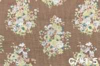 850622 Vải sca cotton chưa tẩy trắng Rurudi Roman Floral Harmony[Vải / Vải] VANCET Hình ảnh bổ sung