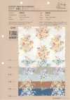 850622 Vải sca cotton chưa tẩy trắng Rurudi Roman Floral Harmony