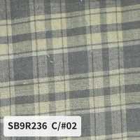 SB9R236 Hữu cơ shirring kẻ caro[Vải / Vải] SHIBAYA Hình ảnh bổ sung
