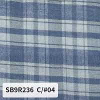 SB9R236 Hữu cơ shirring kẻ caro[Vải / Vải] SHIBAYA Hình ảnh bổ sung
