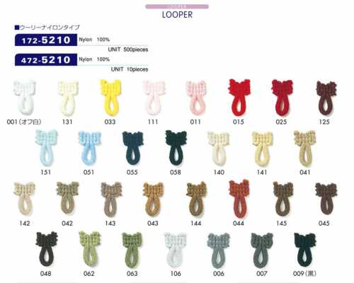172-5210 Dây Cài Khuy Loại Nylon Woolly Kích Thước Tiêu Chuẩn (Số Lượng 500) Dài 18mm × Rộng 10mm