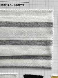 408 Vải Cotton Modal 30 / Vải Cotton Tenjiku-sọc Ngang (Xử Lý UV) VANCET Ảnh phụ
