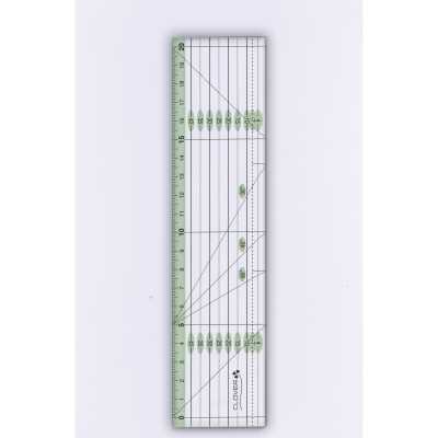 57925 Thước Kẻ Chắp Mảnh ＜đường Màu 20 Cm＞