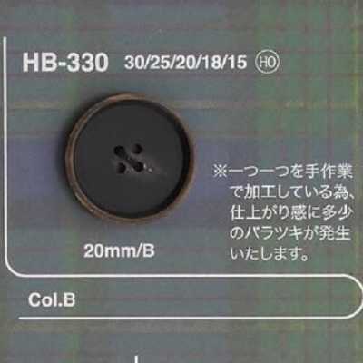 HB330 Cúc 4 Lỗ Bằng Sừng Trâu
