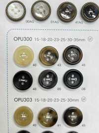 OPU300 Cúc 4 Lỗ Nhựa Resin Urê Ảnh phụ