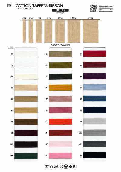 SIC-145 Ruy Băng Lụa Taffeta Cotton
