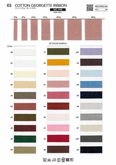 SIC-148 Ruy Băng Cotton Georgette