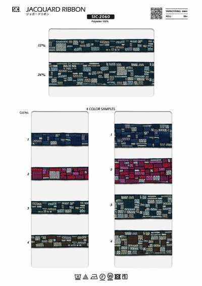 SIC-2060 Ruy Băng Jacquard