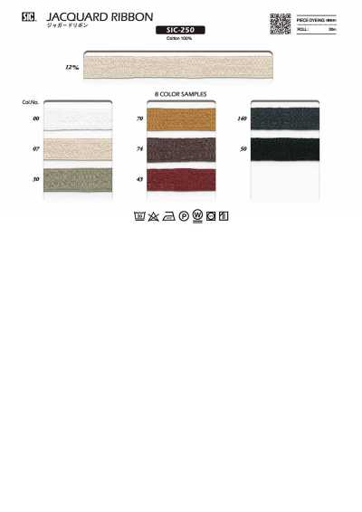 SIC-250 Ruy Băng Jacquard