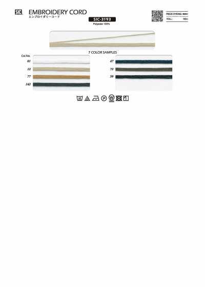 SIC-3193 Dây Thêu Khoảng 1mm