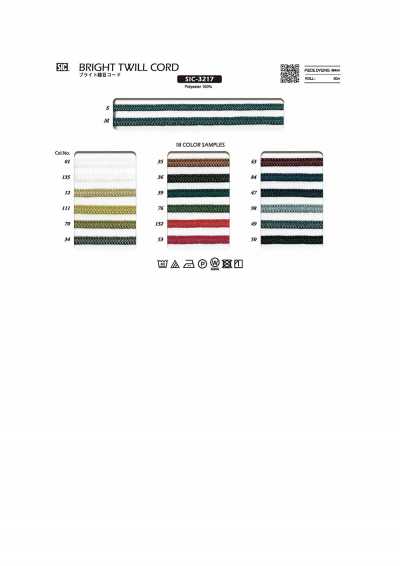SIC-3217 Dây Twill Bóng