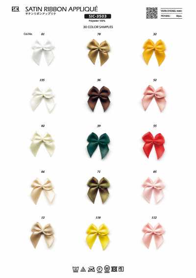 SIC-3503 Miếng đắp Ruy Băng Sa Tanh