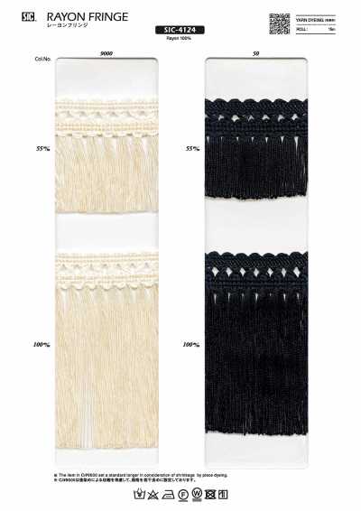 SIC-4124 Dây Dải Tua Rua Rayon