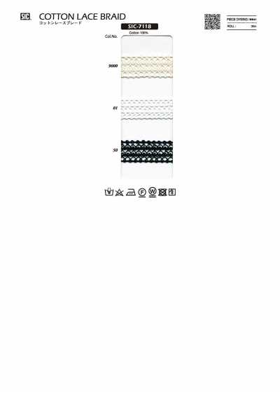 SIC-7118 Dây Tết đăng Ten Cotton